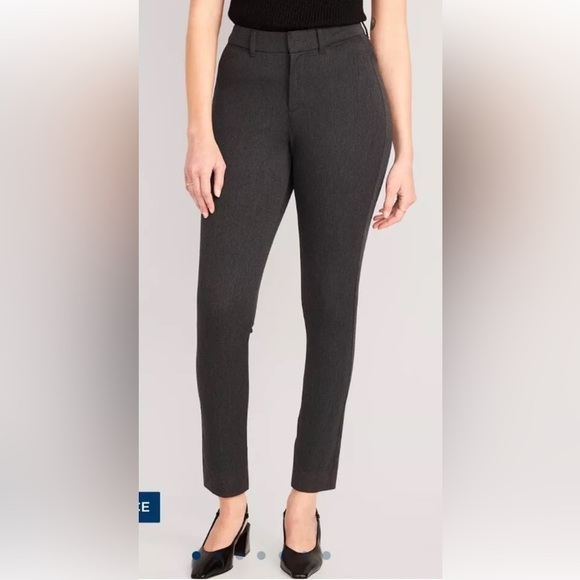 NWT Old Navy Gray Pixie Secret Slim Pockets Pants Womens Size 20 Short (1406) - Picture 1 of 7